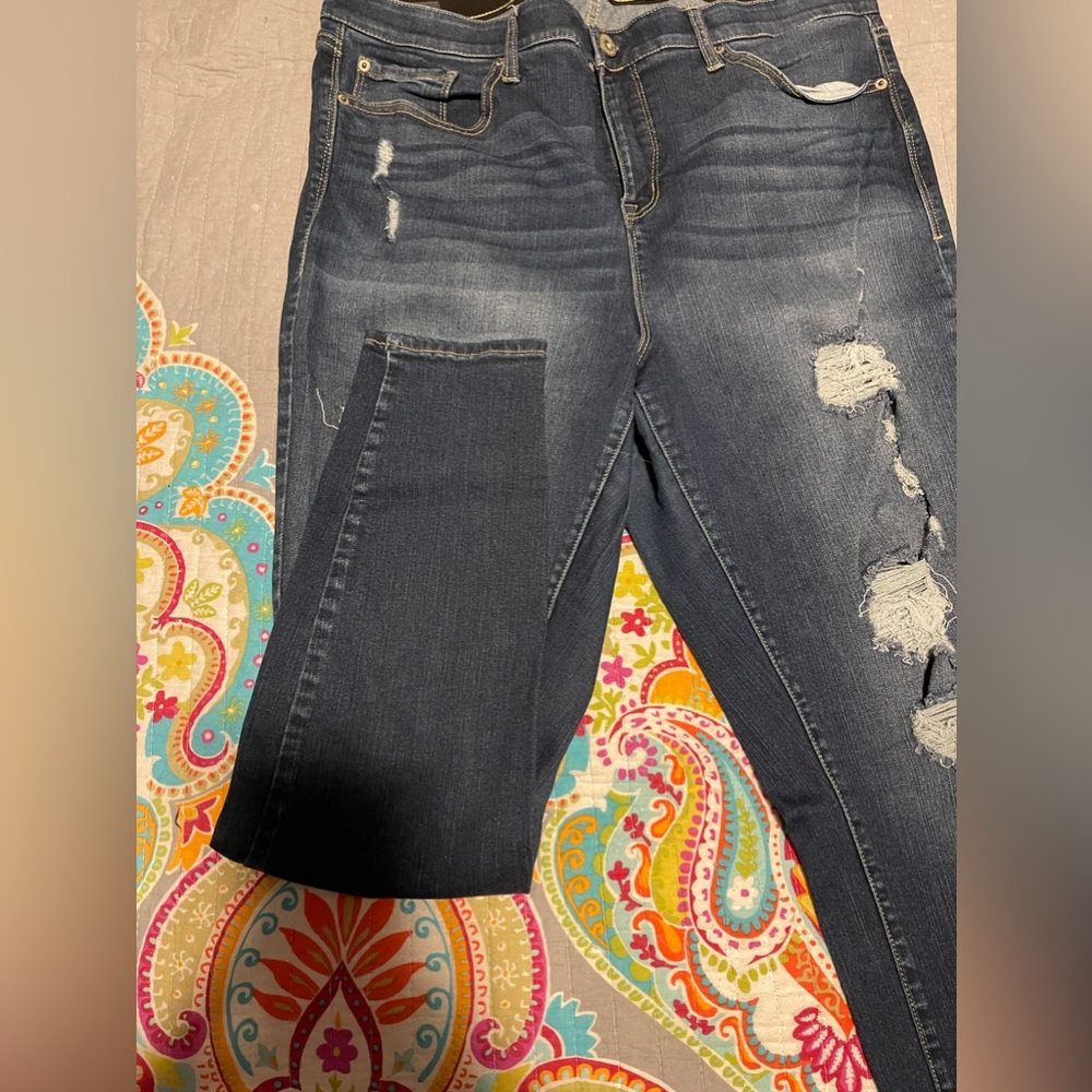 Torrid sky high skinny jeans